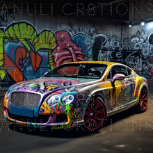 Load image into Gallery viewer, Luxury Graffiti Cars-6 PNG Images