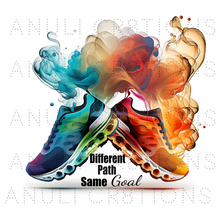 Load image into Gallery viewer, Different Path Same Goal PNG
