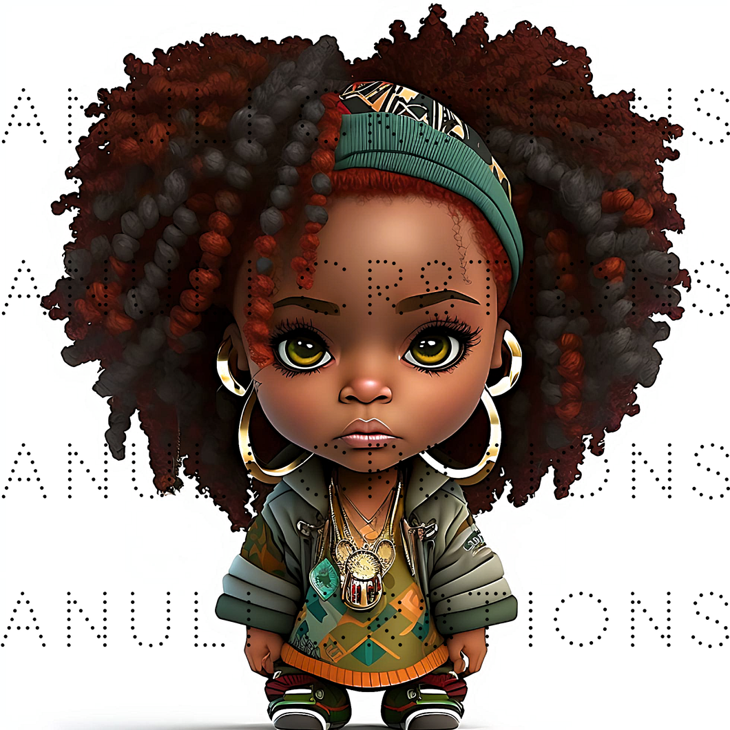 Brat Girl PNG