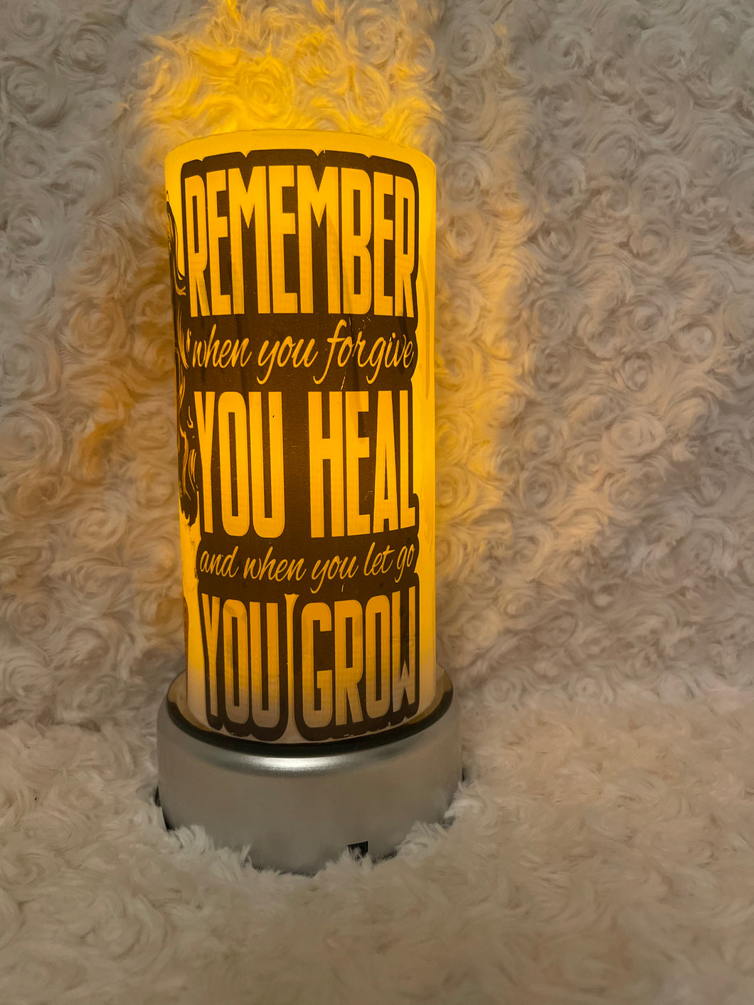 Custom Candle w/Light