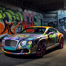 Load image into Gallery viewer, Luxury Graffiti Cars-6 PNG Images
