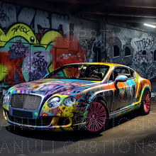 Load image into Gallery viewer, Luxury Graffiti Cars-6 PNG Images
