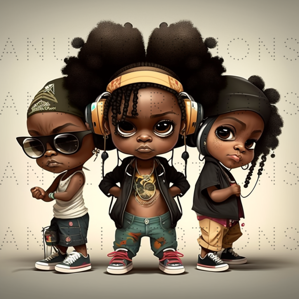 Hip Hop Girls v2 PNG