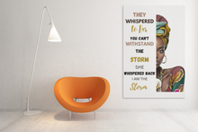 Load image into Gallery viewer, African Woman Withstanding the Storm (Right &amp; Left View)
